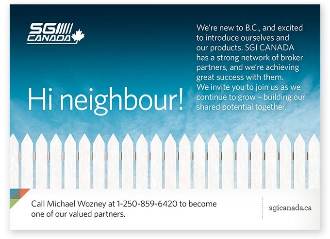 Focussed on building our broker network, this ad will appear in the spring 2016 issue of BC Broker Magazine.