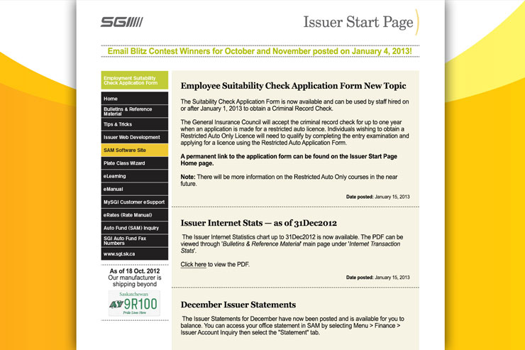Issuer Website