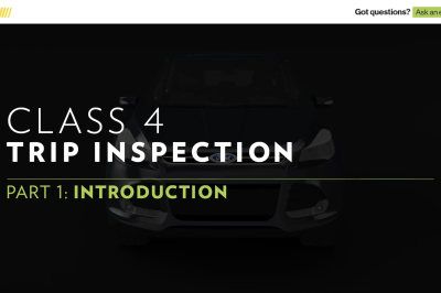 Class 4 Trip Inspections