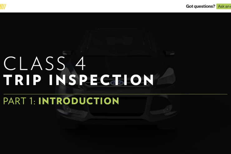 Class 4 Trip Inspections